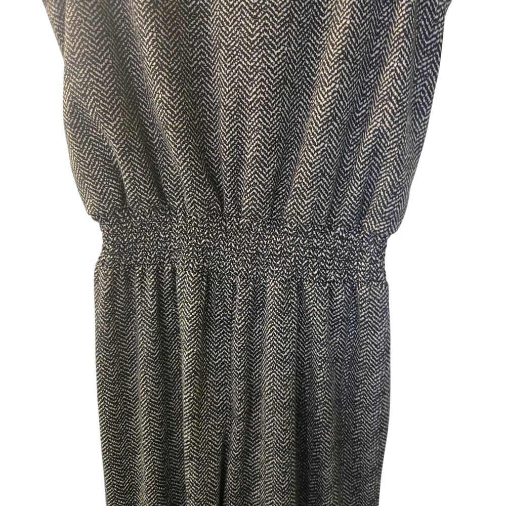 Vince Camuto Womens Sleeveless Jumpsuit Chic Wide Leg Black White Size Small - Picture 6 of 11